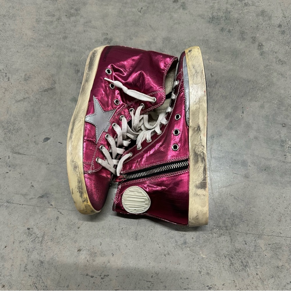 Golden Goose Francy Sneakers Pink Foil 38 - Picture 4 of 12